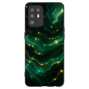 Picasee silikonový černý obal pro OPPO A94 5G - Emerald