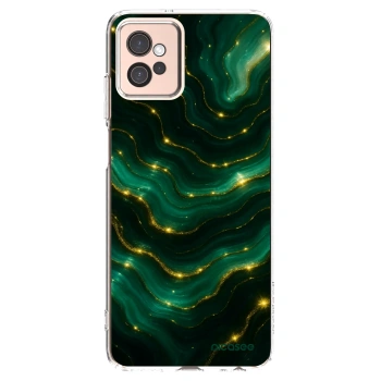 Picasee silikonový průhledný obal pro Motorola Moto G32 - Emerald