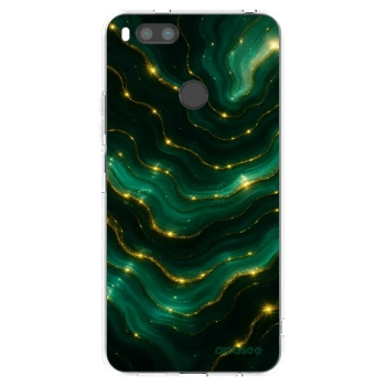 Picasee silikonový průhledný obal pro Xiaomi Redmi A1 - Emerald