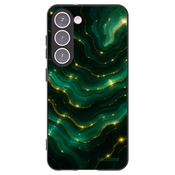 Picasee silikonový černý obal pro Samsung Galaxy S23 5G - Emerald