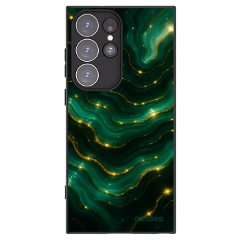 Picasee silikonový černý obal pro Samsung Galaxy S23 Ultra 5G - Emerald