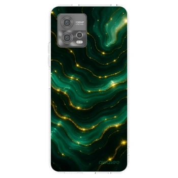Picasee silikonový průhledný obal pro Motorola Moto G72 - Emerald