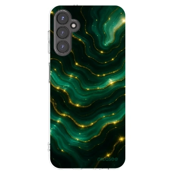 Picasee silikonový průhledný obal pro Samsung Galaxy A14 5G A146P - Emerald