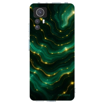 Picasee silikonový průhledný obal pro Xiaomi Redmi Note 12S - Emerald