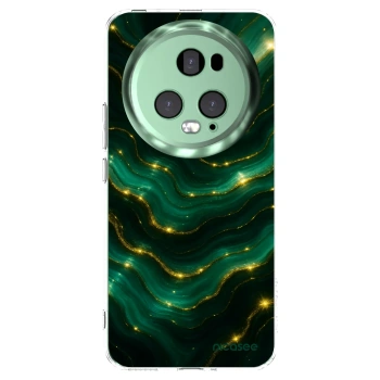 Picasee silikonový průhledný obal pro Honor Magic5 Pro - Emerald