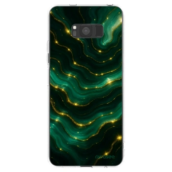 Picasee silikonový průhledný obal pro Samsung Galaxy S8 G950F - Emerald