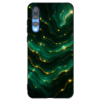 Picasee silikonový černý obal pro Huawei P20 Pro - Emerald