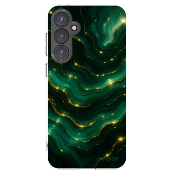 Picasee silikonový průhledný obal pro Samsung Galaxy S23 FE S711B - Emerald