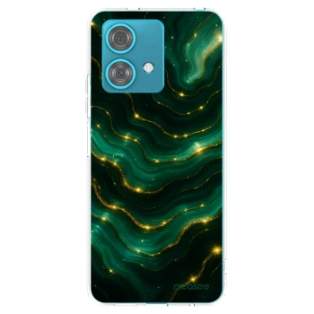 Picasee silikonový průhledný obal pro Motorola Edge 40 Neo - Emerald