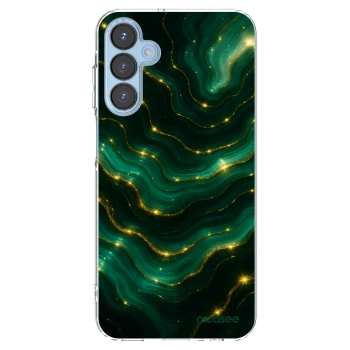 Picasee silikonový průhledný obal pro Samsung Galaxy A15 A156B 5G - Emerald