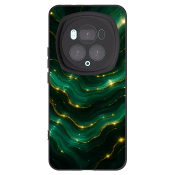 Picasee silikonový černý obal pro Honor Magic6 Pro - Emerald