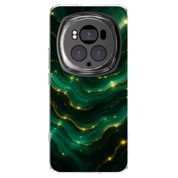 Picasee silikonový průhledný obal pro Honor Magic6 Pro - Emerald