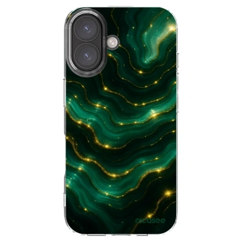 Picasee silikonový průhledný obal pro Apple iPhone 16 - Emerald