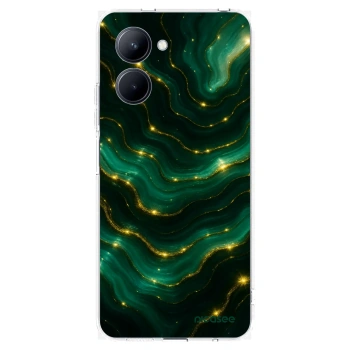 Picasee silikonový průhledný obal pro Realme C33 (2023) - Emerald