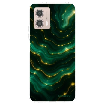 Picasee silikonový průhledný obal pro Motorola Moto G53 5G - Emerald