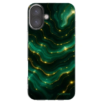 Picasee silikonový průhledný obal pro Apple iPhone 16 Plus - Emerald