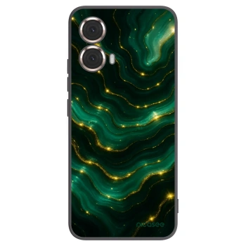 Picasee silikonový černý obal pro Motorola Moto G85 - Emerald