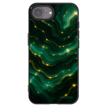 Picasee silikonový černý obal pro Apple iPhone 16e - Emerald