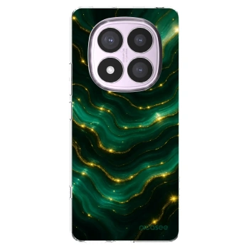 Picasee silikonový průhledný obal pro Xiaomi Redmi Note 14 Pro 5G - Emerald