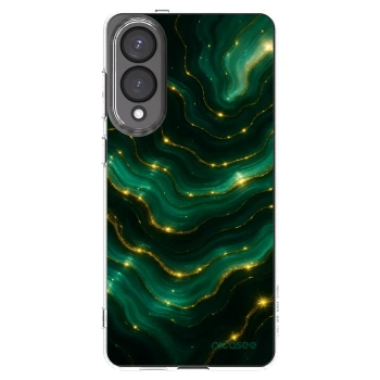 Picasee silikonový průhledný obal pro Samsung Galaxy S25 Edge 5G - Emerald