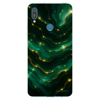 Picasee silikonový průhledný obal pro Huawei Y7 2019 - Emerald