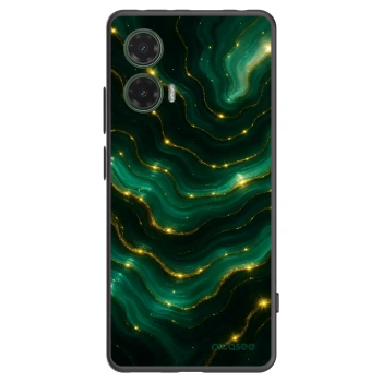 Picasee silikonový černý obal pro Motorola Moto G35 5G - Emerald