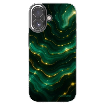 Picasee silikonový průhledný obal pro Apple iPhone 17 - Emerald
