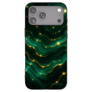 Picasee silikonový černý obal pro Apple iPhone 17 Pro Max - Emerald