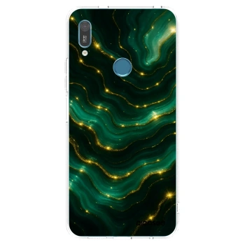 Picasee silikonový průhledný obal pro Huawei Y6 2019 - Emerald