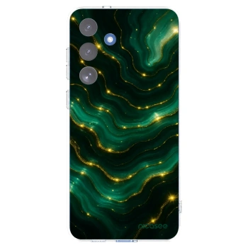 Picasee silikonový průhledný obal pro Samsung Galaxy S25 FE 5G - Emerald