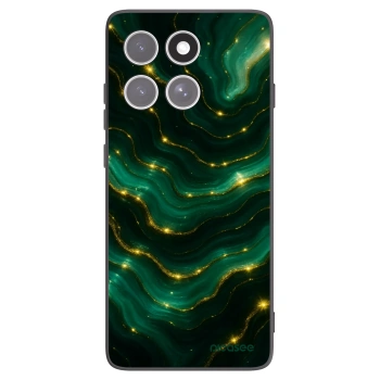 Picasee silikonový černý obal pro Motorola Edge 60 Fusion - Emerald