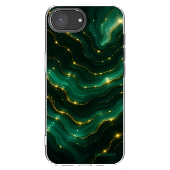 Picasee silikonový průhledný obal pro Apple iPhone 17e - Emerald