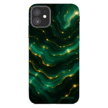 Picasee silikonový průhledný obal pro Apple iPhone 11 - Emerald