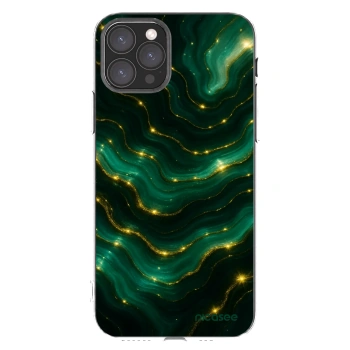 Picasee silikonový průhledný obal pro Apple iPhone 11 Pro - Emerald