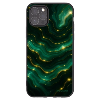 Picasee silikonový černý obal pro Apple iPhone 11 Pro - Emerald