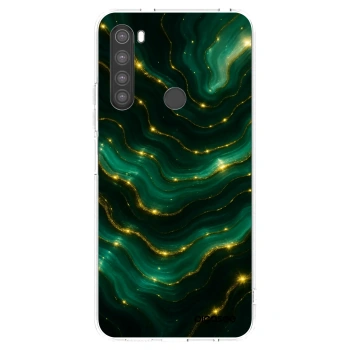 Picasee silikonový průhledný obal pro Xiaomi Redmi Note 8 - Emerald