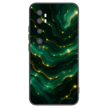 Picasee silikonový černý obal pro Xiaomi Mi Note 10 (Pro) - Emerald