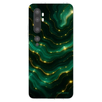 Picasee silikonový průhledný obal pro Xiaomi Mi Note 10 (Pro) - Emerald