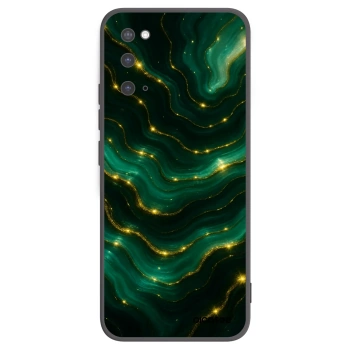 Picasee silikonový černý obal pro Samsung Galaxy S20 G980F - Emerald