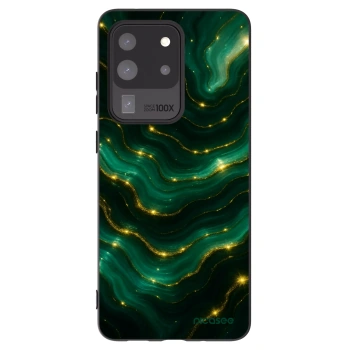 Picasee silikonový černý obal pro Samsung Galaxy S20 Ultra 5G G988F - Emerald