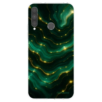 Picasee silikonový průhledný obal pro Huawei P40 Lite E - Emerald