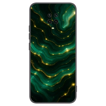 Picasee silikonový černý obal pro Xiaomi Redmi Note 9S - Emerald