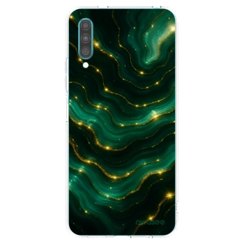 Picasee silikonový průhledný obal pro Samsung Galaxy A30s A307F - Emerald