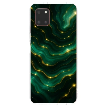Picasee silikonový průhledný obal pro Samsung Galaxy Note 10 Lite N770F - Emerald