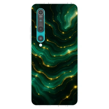 Picasee silikonový průhledný obal pro Xiaomi Mi 10 - Emerald