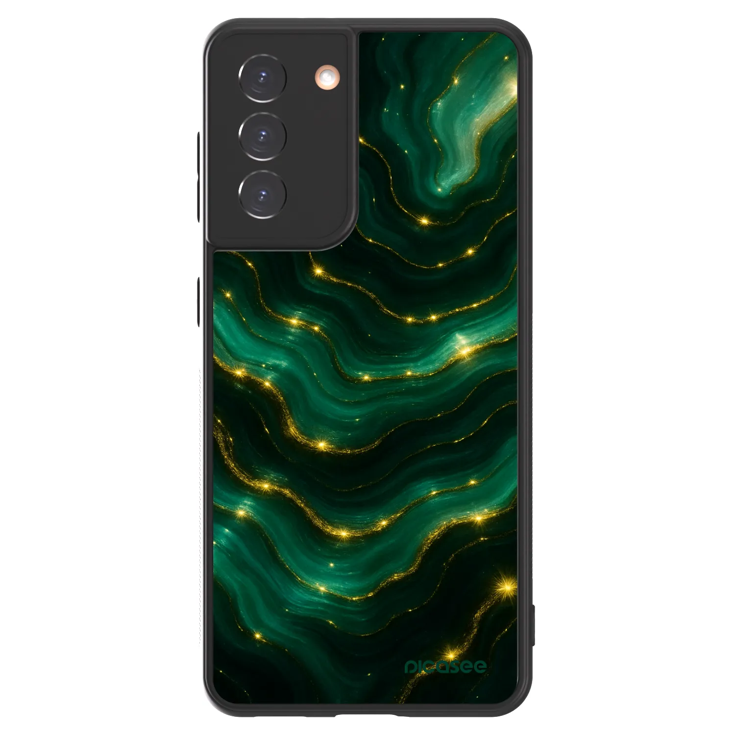 Picasee ULTIMATE CASE pro Samsung Galaxy S21 5G G991B - Emerald