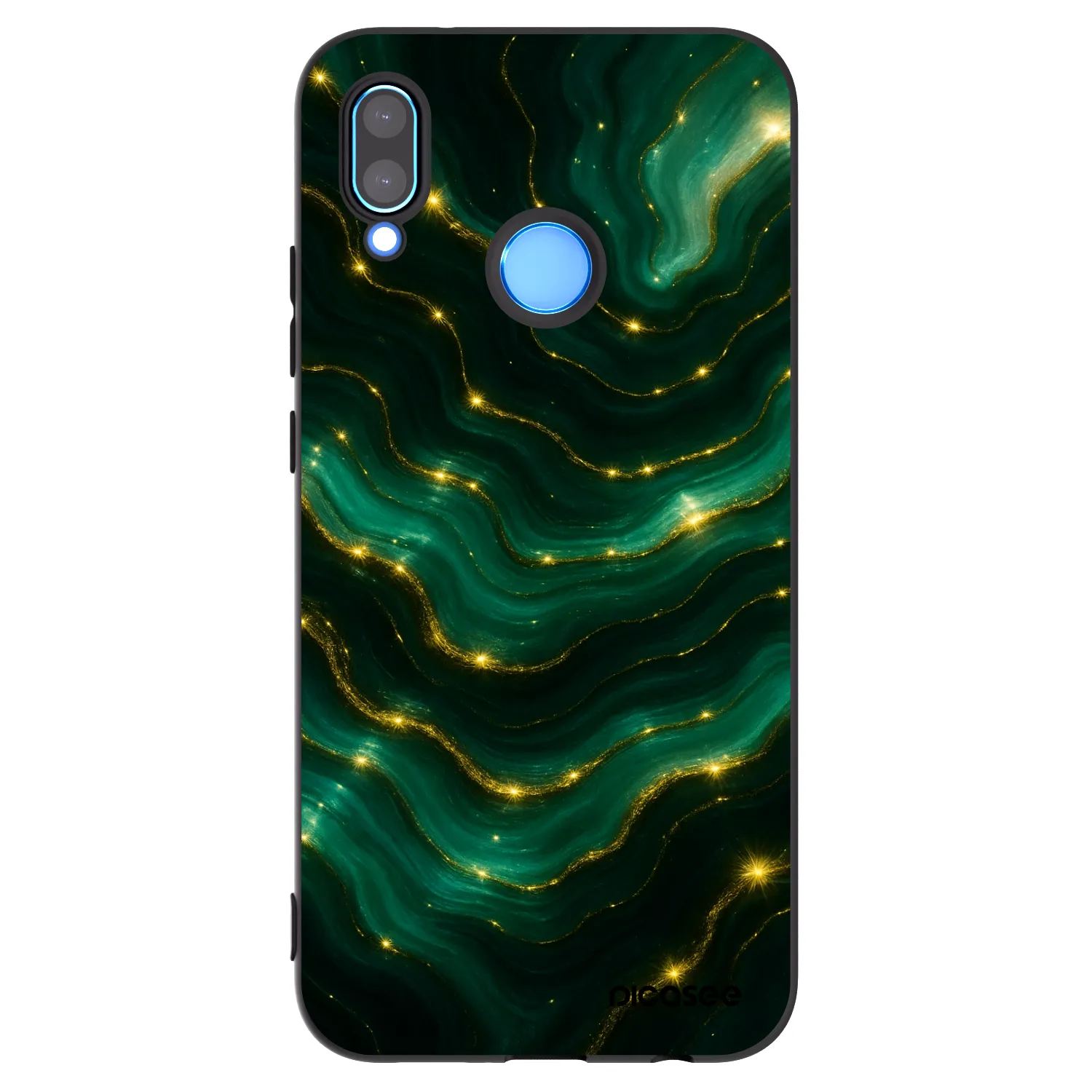 Picasee silikonový černý obal pro Huawei P20 Lite - Emerald