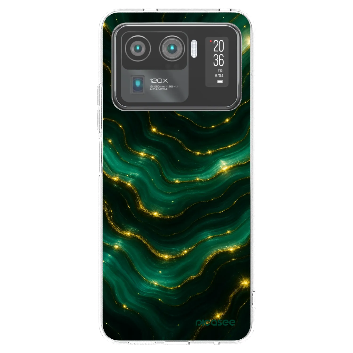 Picasee silikonový průhledný obal pro Xiaomi Mi 11 Ultra - Emerald