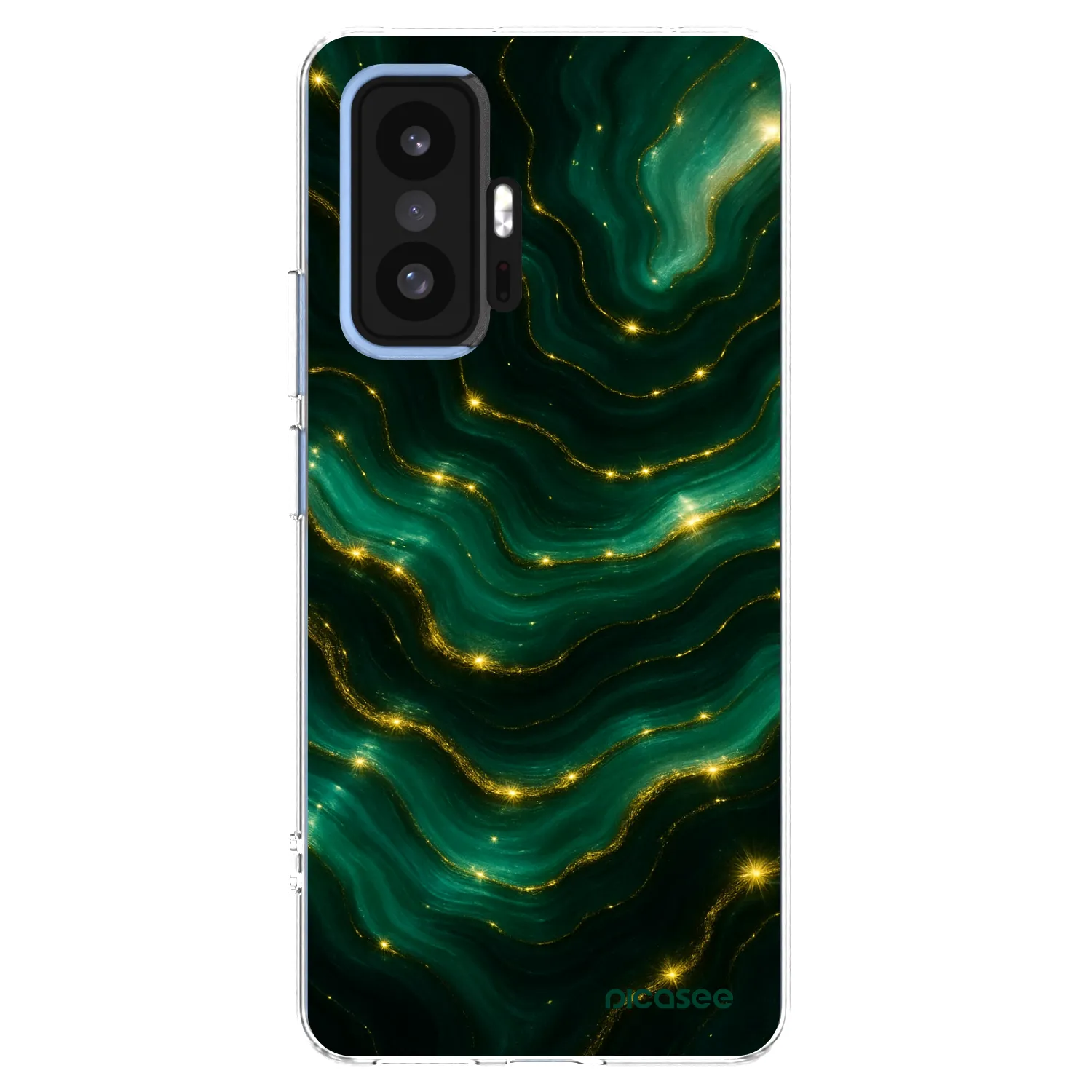 Picasee silikonový průhledný obal pro Xiaomi 11T - Emerald