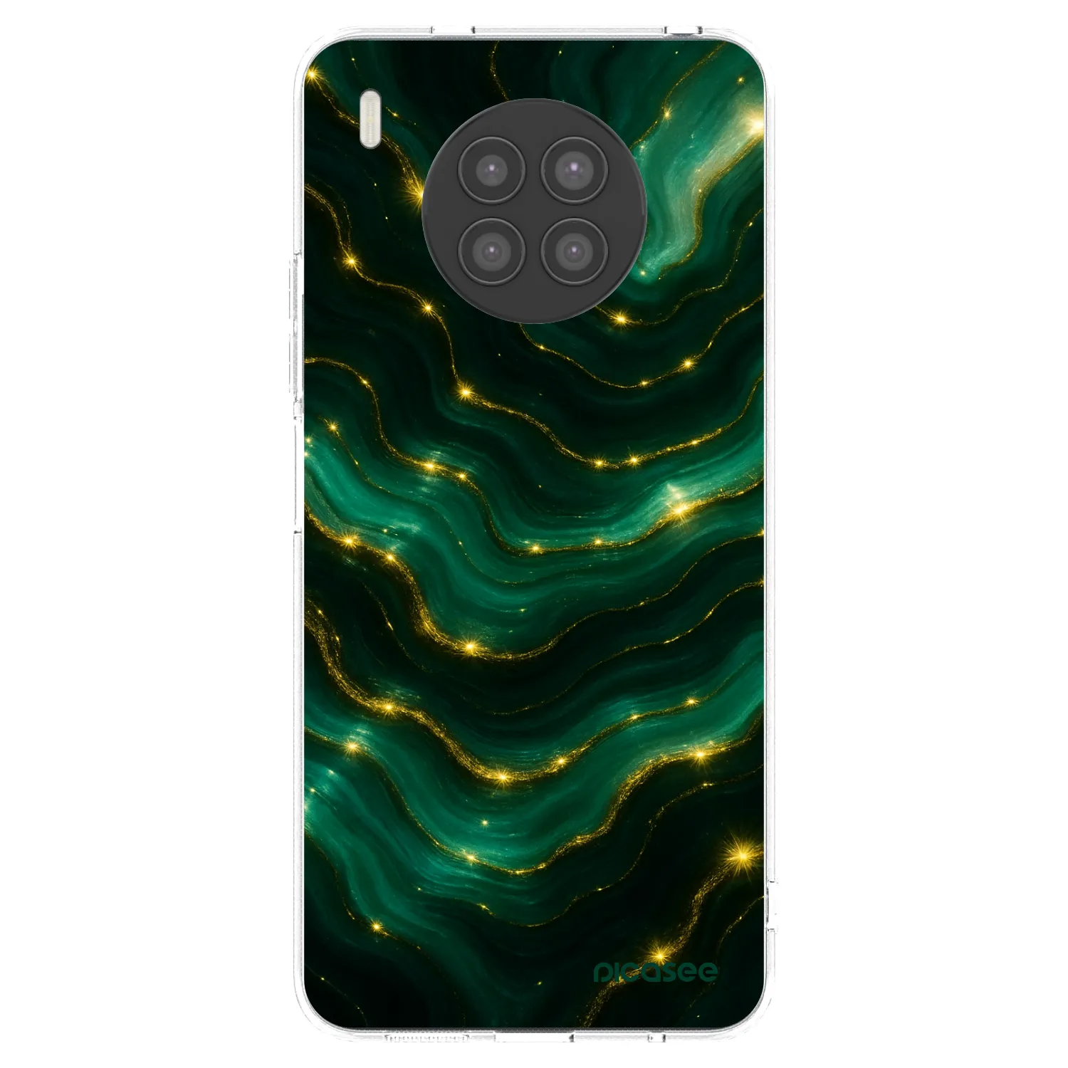 Picasee silikonový průhledný obal pro Huawei Nova 8i - Emerald